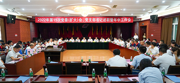 綿陽機(jī)場召開2022年第19次黨委（擴(kuò)大）會、黨支部書記述職暨年中工作會.jpg